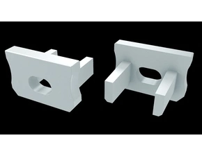 Koncovka profilu GREENLUX EC-PROFIL X WHITE HO (12-0081-00)