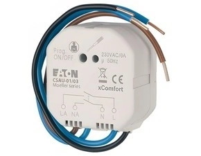 EATON 240695 CSAU-01/03 RF Spínací aktor dvojpólový 6A / 230V AC (spíná L a N)