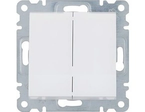 Spínač sériový HAGER LUMINA WL0040, řazení 5, bílá