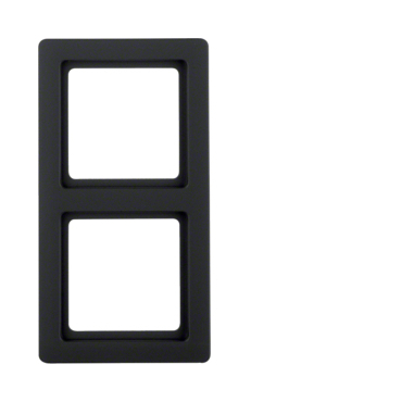 HAG 10126086 Rámeček 2-násobný, Berker Q.1, antracit, sametová