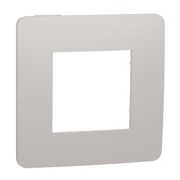 SCHN NU280224 Unica Studio Color - Krycí rámeček jednonásobný, Light Grey/Bílý
