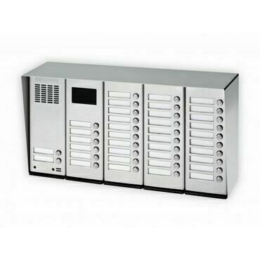 Tablo zvonkové CZECHPHONE 4004003563, MELODY, 38 jmenovek, na omítku, 5 modulů