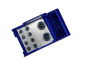 BEČOV UB2120BK12 Distribuční blok DTB 2x120/8x35 modrý