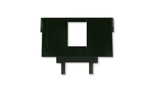 Maska nosná ABB 5014A-B1017, černá, pro 1 komunikační zásuvku keystone