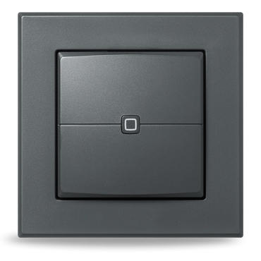 eQ3 HmIPW-WRC2-A Homematic IP Drátový dálkový ovladač - 2 tlačítka, antracit - HmIPW-WRC2-A