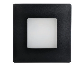 LED svítidlo orientační GREENLUX DECENTLY IP44 Black 2.5W NW, černá