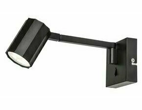 Svítidlo nástěnné RABALUX 73027 KARTER matná černá GU10 1x MAX 5W