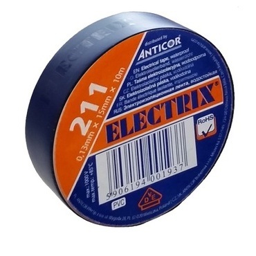 Páska elektroizolační ANTICOR 201 211 PVC/15x10x0,13, tmavě modrá