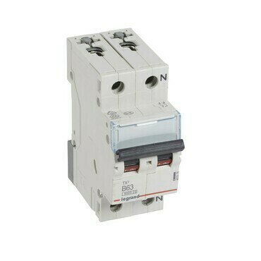Jistič dvoupolový LEGRAND 403378 TX3 1+N B63 6000A