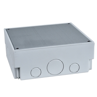 SCHN ISM50320 OptiLine 45 - krabice pro zalití do betonu čtvercová pro 4 modudlové podlahové krabice