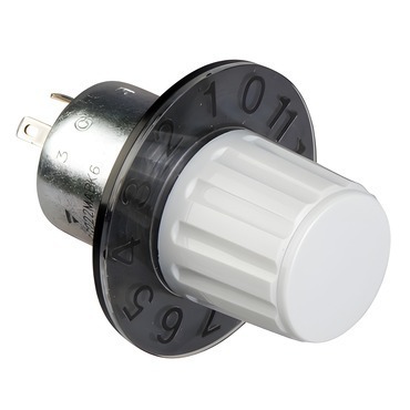 SCHN SZ1RV1202 Potenciometr 2,2 kOhm, neární s knoflíkem a stupnicí pro FM