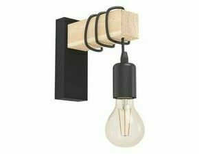 EGLO WL/1 SCHWARZ/HOLZ 'TOWNSHEND'