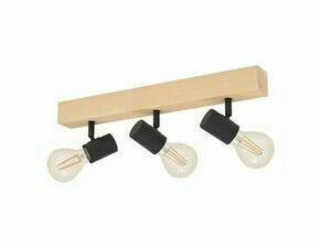 EGLO BALKEN/3 E27 HOLZ/SCHWARZ 'TOWNSHEND 3'