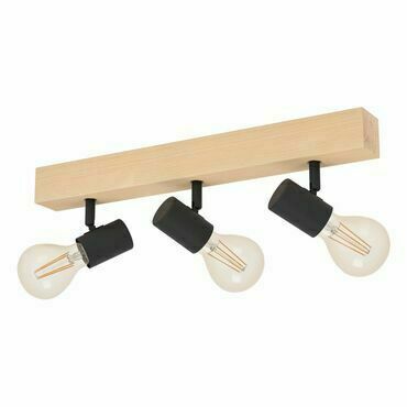 EGLO BALKEN/3 E27 HOLZ/SCHWARZ 'TOWNSHEND 3'