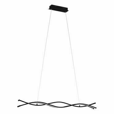 Svítidlo závěsné EGLO LED-HL SCHWARZ LASANA 3