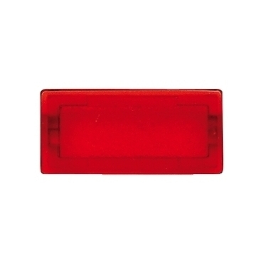 SCHN MTN395900 Merten - Vkládací symbol (pro kryty spínačů) - červený, průhledný