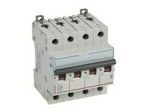 Jistič čtyřpolový LEGRAND 409538 DX3 4P D50 10000A/16KA