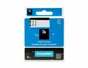 Páska DAMEDIS PLTD17 kompatibilní s DYMO, 40918 S0720730,9mm,7m, černý tisk/žlutý podklad