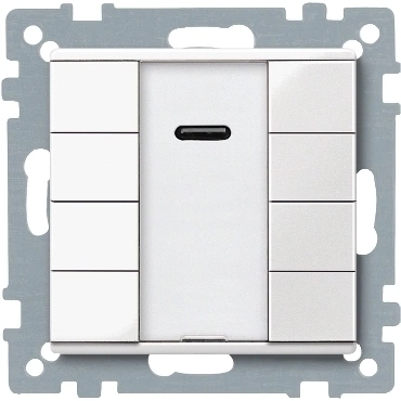 SCHN MTN617519 KNX tlač. panel 4-násobný plus + IČ přijímač, Polar, System M RP 0,08kč/ks
