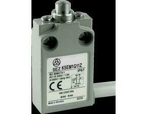 SEZ KSEM1G11Z Koncový spínač kovový s přívodním kabelem, s čepem