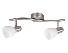 Svítidlo RABALUX 6302 SOMA saténová chromová E14 2x MAX 40W