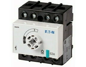 EATON 1314003 DCM-63/1-SK Odpínač DUCO, 63A, 3+N pól, bez hřídele a rukojeti