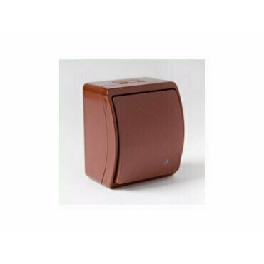 DAM K1So šedá - Spínač jednopólový s doutnavkou, řazení 1