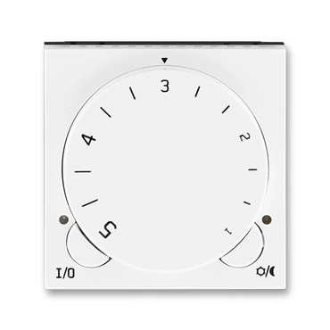 Termostat univerz. ABB Levit 3292H-A10101 01, , bílá/ledová bílá, s ot. nast. teploty (ovl.jedn.)