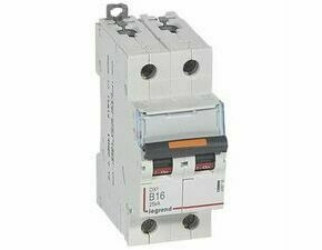 Jistič dvoupolový LEGRAND 409716 DX3 2P B16 25KA