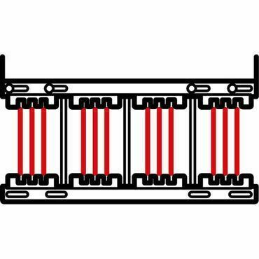 LEG 037324 XL3 DRŽÁK PŘÍPOJNIC <4000A FIX