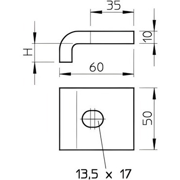 KWH 5 FT Spojovací úhelník