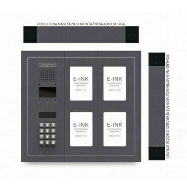 CZPHONE 4004091028 S elektronickým papírem (E-INK) FlatLine: ANTRACIT - DUO Standard: klávesnice až
