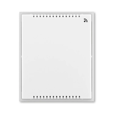 Vysílač vlhkosti RF ABB Element 3299E-A07908 01, bílá/ledová bílá, nástěnný