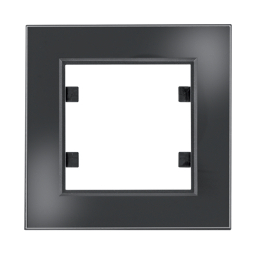 HAG WL9011 Rámeček 1-násobný, lumina passion, černé sklo
