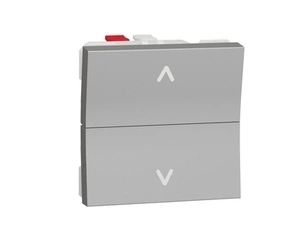 SCHN NU320730 Unica - Žaluziový tlačítkový ovládač 6A, 2M, Aluminium