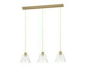 Svítidlo závěsné EGLO HL 3 E27 SOFTGOLD KLAR COPLEY