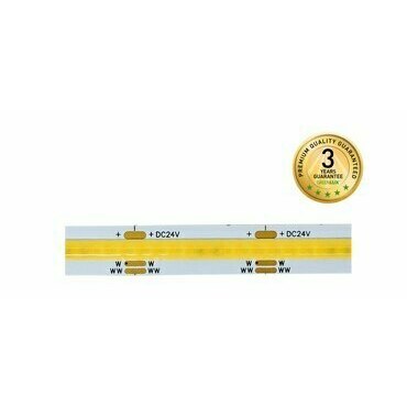 Pásek LED GREENLUX COB608/14W/m IP20 Ra90 24V 30m (*30m=1ks), nastavitelná bílá teplota