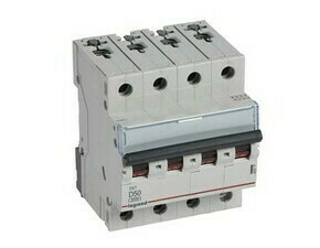 Jistič čtyřpolový LEGRAND 403777 TX3 4P D50 6000A