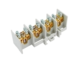 EL 1000517 Svorkovnice stoupací HAK/4/25, nekrytá, 80A, 4pól., každý pól 1x25mm2 a 2x16mm2, na DIN (