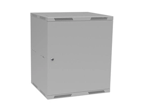 Rozvaděč nástěnný SOLARIX SENSA-L-12U-545-21-G, 19", 12U, RAL 7035, 600x450mm, plechové dveře