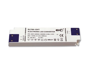 LED driver napěťový ECOPLANET 230V-12V, 4, 2A, 50W, 1, 6mm, IP20