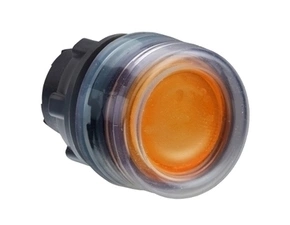 SCHN ZB5AW553 Ovládací hlavice stiskací prosvětlená, lícující s krytkou - žlutá