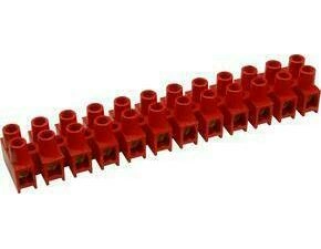 SEZ 6336-16 Přístrojová svorkovnice 1,5 mm2, červená, 12 pólů