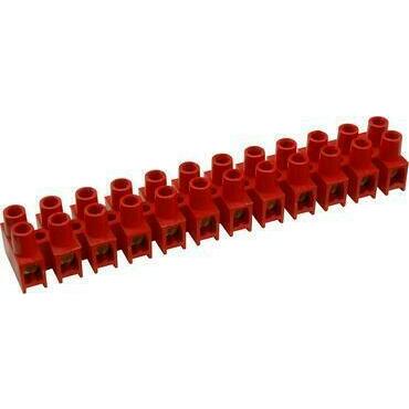 SEZ 6336-36 Přístrojová svorkovnice 4 mm2, červená, 12 pólů