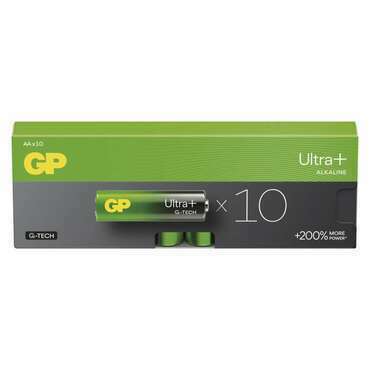 Baterie alkalická GP ULTRA PLUS AA (LR6) 10PP