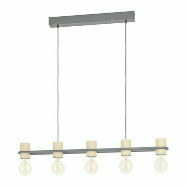 Svítidlo závěsné EGLO HL 5 E27 SCHWARZ HOLZ CHIEVELEY