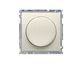 Stmívač pro stmívatelné LED SIMON BASIC BMS9L.01/12, ot. stm., tlač. sp., jednoobv., šr. sv., béžová