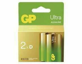 Baterie alkalická GP ULTRA B02412 D (LR20) 2PP
