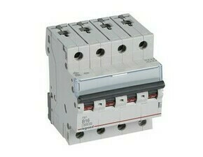 Jistič čtyřpolový LEGRAND 403417 TX3 4P B16 6000A
