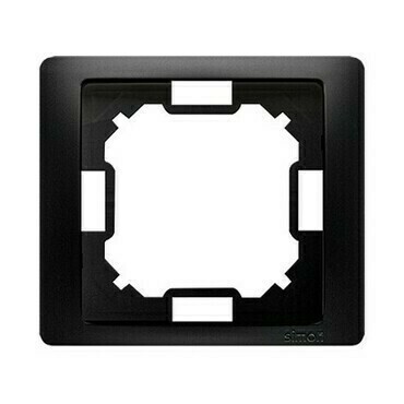 Rámeček SIMON BMRC1/49, 1 násobný, černá matná
